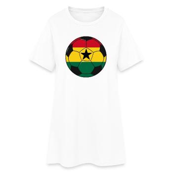 Football_team_Ghana - Robe T-shirt Femme - blanc - Devant