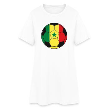 Football_team_Senegal - Robe T-shirt Femme - blanc - Devant