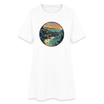 Experience Sayulita Mexico - Travel Art - Women’s T-Shirt Dress - white - Front