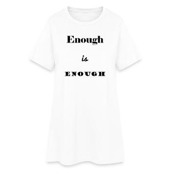 CITATION. MESSAGE. HUMOUR. CITATIONS DRÔLES - Robe T-shirt Femme - blanc - Devant