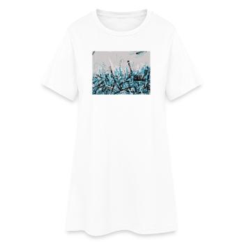 Tag Without a Name - Women’s T-Shirt Dress - white - Front