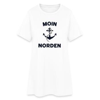 Moin Norden – Conception d’ancres maritimes - Robe T-shirt Femme - blanc - Devant
