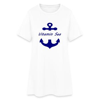 Vitamin-Sea - Women’s T-Shirt Dress - white - Front