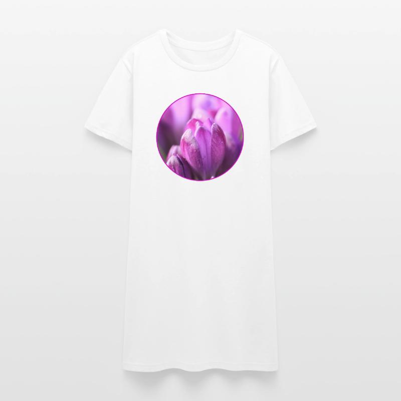 Crocus Crocus Fleurs violettes Crocus Bourgeon de crocus Robe T-shirt Femme