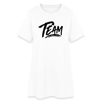 Équipe - Robe T-shirt Femme - blanc - Devant