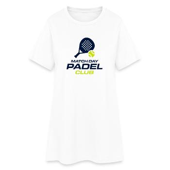 Maillot de sport du Padel Club le jour du match - Robe T-shirt Femme - blanc - Devant