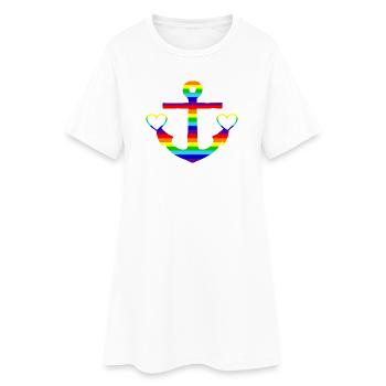 Anker-Bunt - Women’s T-Shirt Dress - white - Front