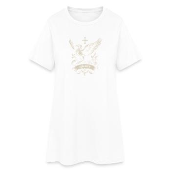 Liberty Eagle Emblem Vintage - Women’s T-Shirt Dress - white - Front