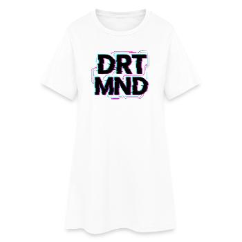 Dortmund DRTMND T-shirt à glitch, sweat à capuche, sac - Robe T-shirt Femme - blanc - Devant