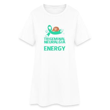 Névralgie du trijumeau - Robe T-shirt Femme - blanc - Devant