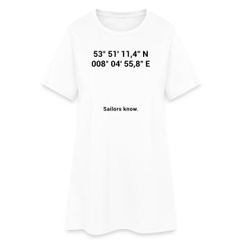 Phare de Sable Rouge - Mer du Nord maritime mer Baltique - Robe T-shirt Femme - blanc - Devant