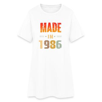 oncle Édition Limitée Humour Anniversaire  40 - Robe T-shirt Femme - blanc - Devant