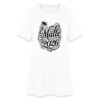 Malle 2026 Palme Majorque - Robe T-shirt Femme - blanc - Devant