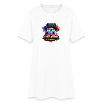 Level 30 Bossmodus Aktiviert - Robe T-shirt Femme - blanc - Devant