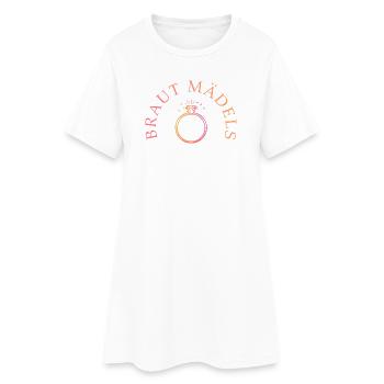 Bride Girls - Bague - Personnalisable - Robe T-shirt Femme - blanc - Devant
