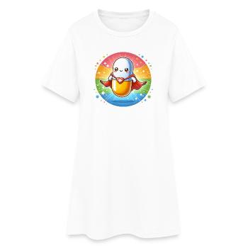 Médecin Médecine Médicament de la Pilule de Super-Héros Infirmière - Robe T-shirt Femme - blanc - Devant