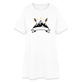 Armoiries de la Bannière des Montagnes - Robe T-shirt Femme - blanc - Devant