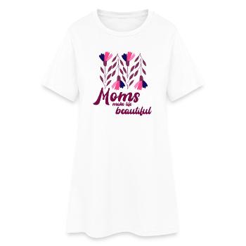 Maman drôle Mamie Motif de cadeau pour la fête des mères Humour - Robe T-shirt Femme - blanc - Devant