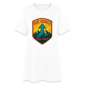 S'élever Plus Haut : La Science de la Résilience - Robe T-shirt Femme - blanc - Devant
