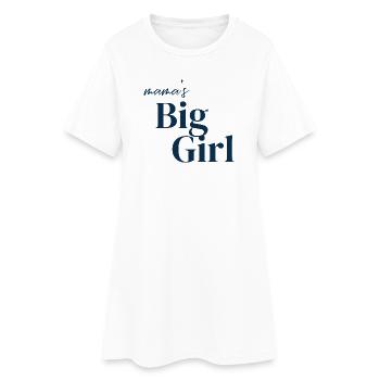 La grande fille de maman - Robe T-shirt Femme - blanc - Devant