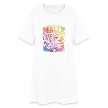 Malle 26 Jersey Mallorca Multicoloured - Women’s T-Shirt Dress - white - Front