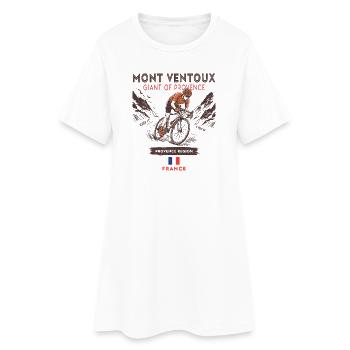 Mont Ventoux Cycling - Road Bike Design - Robe T-shirt Femme - blanc - Devant