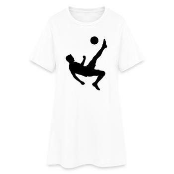 Armoiries du maillot du footballeur Bloc de construction - Robe T-shirt Femme - blanc - Devant