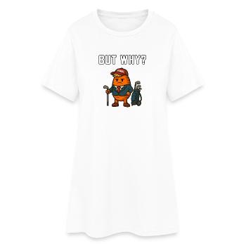 Mais pourquoi la mascotte du golf - Robe T-shirt Femme - blanc - Devant