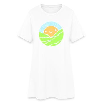 Sois gentil, c’est une déclaration de gentillesse gratuite qui dit - Robe T-shirt Femme - blanc - Devant