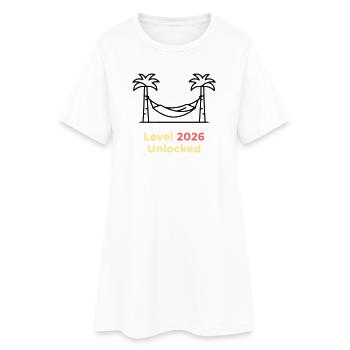 Level 2026 Unlocked Completion - Women’s T-Shirt Dress - white - Front