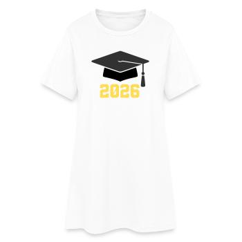 Doctorat 2026 - Robe T-shirt Femme - blanc - Devant