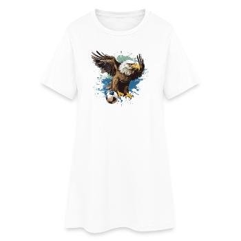 Adler Football Team - Women’s T-Shirt Dress - white - Front