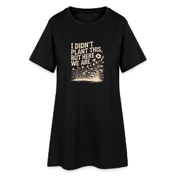 Nous sommes là : citation de Wildflower - Robe T-shirt Femme - noir - Devant