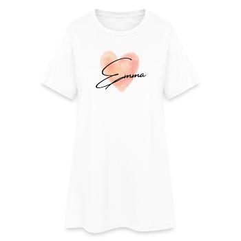 Emma Name for Girl's Name Baby Girl Baby Shower - Women’s T-Shirt Dress - white - Front