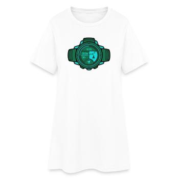Montre GPS moderne Course - Robe T-shirt Femme - blanc - Devant