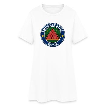 Snooker Star Triangle 147/22 - Women’s T-Shirt Dress - white - Front