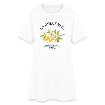 T-shirt Limoncello Côte Amalfitaine Italie - Robe T-shirt Femme - blanc - Devant