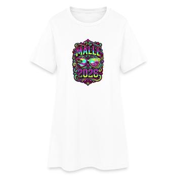 Malle 2026 Colorée Majorque - Robe T-shirt Femme - blanc - Devant