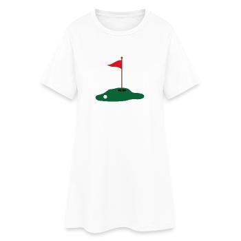 Golf Green - Robe T-shirt Femme - blanc - Devant