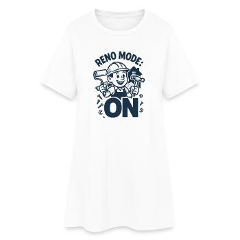Renomodus on | Rénovation DIY - Robe T-shirt Femme - blanc - Devant
