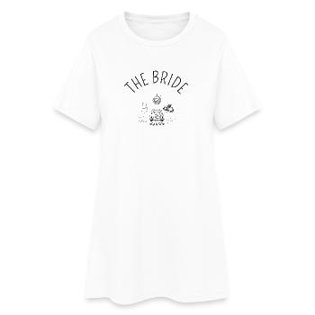 Mariage - La Mariée - Clip Art - Robe T-shirt Femme - blanc - Devant