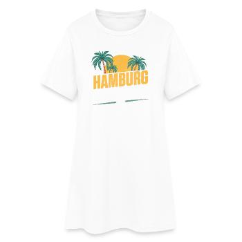 Équipe de la fête de Hambourg - Robe T-shirt Femme - blanc - Devant