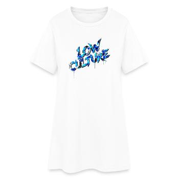 Car Tuning Spruch Low Culture Camouflage - Women’s T-Shirt Dress - white - Front