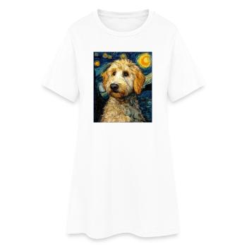 Havanais - Robe T-shirt Femme - blanc - Devant