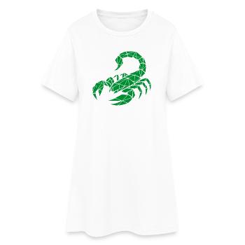Scorpion – Pouvoir & Mystère - Robe T-shirt Femme - blanc - Devant