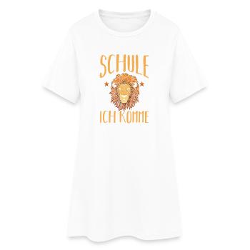 Kita Erste Klasse Löwe Schüler Kindergarten - Frauen T-Shirt-Kleid - Weiß - Vorne