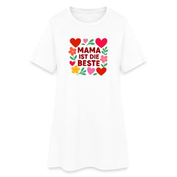 Mom is the best - Women’s T-Shirt Dress - white - Front