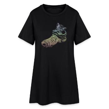 kitten - Women’s T-Shirt Dress - black - Front