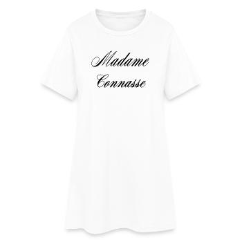 Madame Relou Humour Femme - Robe T-shirt Femme - blanc - Devant