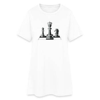 Chess: The ultimate mental work - Women’s T-Shirt Dress - white - Front